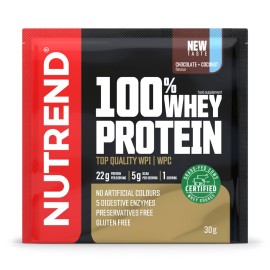 100% Whey Protein GFC 30g (Nutrend) - chocolate coconut