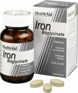 HEALTH AID Iron Bisglycinate 30mg 30 Ταμπλέτες