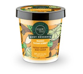 ORGANIC SHOP Body Desserts Mango Sugar Sorbet Renewal Body Scrub 450ml
