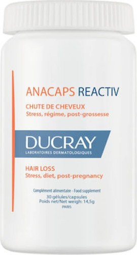 DUCRAY Anacaps Reactiv Hair Loss 30 Κάψουλες