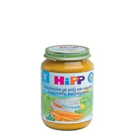 HIPP Βρεφικό Γεύμα Γαλοπούλα με Ρύζι & Καρότα 8m+ 220gr