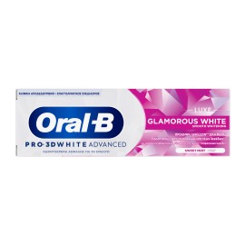 ORAL B Pro 3D White Advanced Luxe Glamorous White Toothpaste 75ml