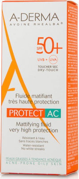A-DERMA Protect AC Mattifying Fluid SPF50 40ml