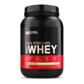 100% Whey Gold Standard 908gr (Optimum Nutrition) - Vanilla Ice Cream