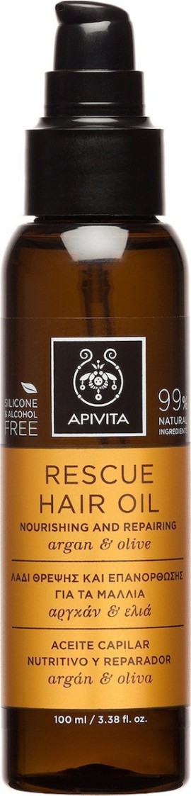 APIVITA Hair Rescue Oil Argan & Olive 100ml