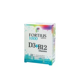 GEOPLAN Fortius 1000IU D3 & B12 30 ταμπλέτες