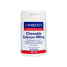 LAMBERTS Calcium Chewable 400mg 60 Ταμπλέτες