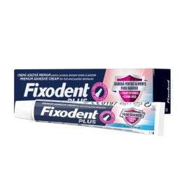 FIXODENT Plus Food Barrier Στερεωτική Κρέμα Για Ολικές & Μερικές Τεχνητές Οδοντοστοιχίες 40g