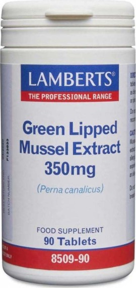 LAMBERTS Green Lipped Mussel 350mg 90 Κάψουλες
