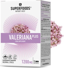 SUPERFOODS Valeriana Plus 300mg 50 Κάψουλες