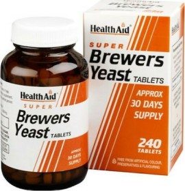 HEALTH AID Brewers Yeast 240 Ταμπλέτες