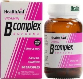 HEALTH AID B Complex Supreme 90 Κάψουλες