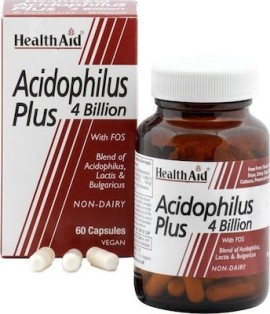 HEALTH AID Acidophilus Plus 4 Βillion 60 Κάψουλες