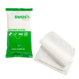 SWASH Bathing Gloves Γάντια Καθαρισμού Ασθενών Χωρίς Νερό 8 Τεμάχια