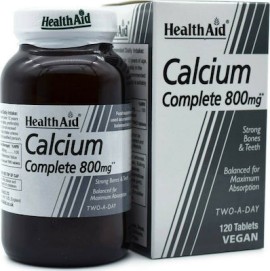 HEALTH AID Calcium Complete 800mg 120 Ταμπλέτες