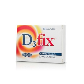 UNIPHARMA D3 Fix 1200iu Vitamin D3 60 Ταμπλέτες