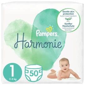 PAMPERS Harmonie No. 1 για 2-5kg 50τμχ