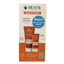 RILASTIL Promo Sun System Velvet Touch Body Lotion SPF50 200ml + Sun System Velvet Cream SPF50 50ml