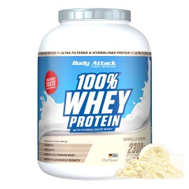 100% Whey Protein 2300gr (Body Attack) - Vanilla