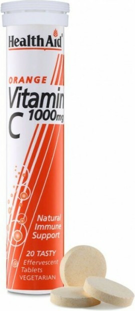 HEALTH AID Vitamin C 1000mg - Orange 20 Ταμπλέτες