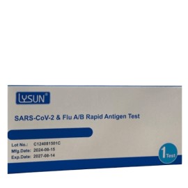 LYSUN RAPID TEST Covid & Flu A/B 1 Τεμάχιο
