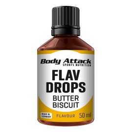 Flav Drops 50ml (Body Attack) - Butter Biscuit