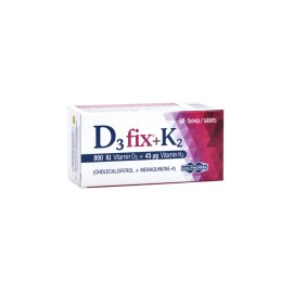 UNIPHARMA D3 Fix 800iu & K2 45μg, 60 Δισκία