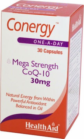 HEALTH AID Conergy CoQ-10 30mg 30 Kάψουλες