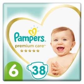 PAMPERS Premium Care No. 6 για 13-18kg 38τμχ