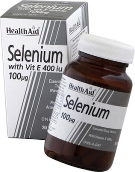 HEALTH AID Selenium 100mg & Vitamin E 30 Κάψουλες