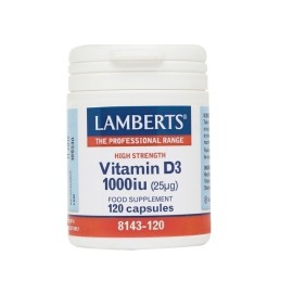 LAMBERTS Vitamin D3 1000IU 120 Κάψουλες
