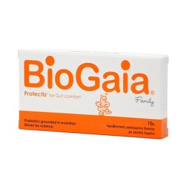 BIOGAIA Protectis Family Probiotics Lemon 10 Μασώμενα Δισκία