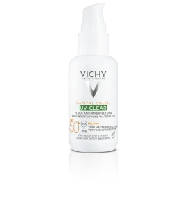 VICHY Capital Soleil UV Clear Αντηλιακό Προσώπου για Λιπαρές Επιδερμίδες SPF50 40ml