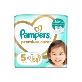 PAMPERS Premium Care No5 11-16kg 58 Tεμάχια