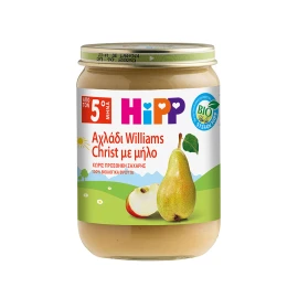 HIPP Φρουτόκρεμα Μήλο με Αχλάδι 4m+ 190gr