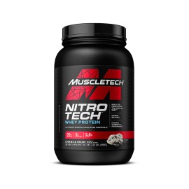 MUSCLETECH Nitrotech Whey Protein 998g - Cookies & Cream