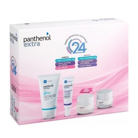 PANTHENOL EXTRA Set Day Cream SPF15 50ml & Night Cream 50ml & Face Cleansing Gel 150ml & Triple Defence Eye Cream 25ml