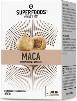 SUPERFOODS Maca 50 Κάψουλες