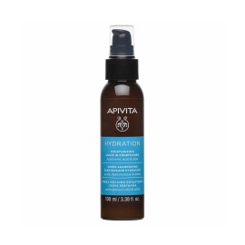APIVITA Hydration Moisturizing Leave In Conditioner Κρέμα Μαλλιών Ενυδάτωσης Χωρίς Ξέβγαλμα 100ml