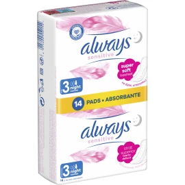 ALWAYS Sensitive Ultra Night 14 Τεμάχια