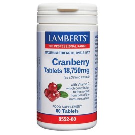 LAMBERTS Cranberry18 750mg 60 Tαμπλέτες