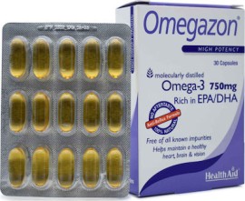 HEALTH AID Omegazon 750mg 30 Κάψουλες