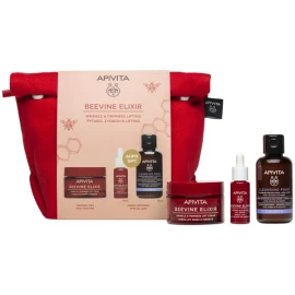 APIVITA Set Beevine Elixir Face Cream 50ml + Beevine Elixir Serum 10ml + Foam Cleanser 75ml + Νεσεσέρ