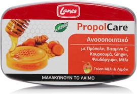 LANES PropolCare Καραμέλες Μέλι & Λεμόνι 54gr