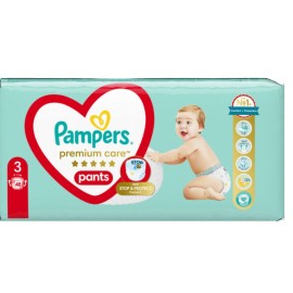 PAMPERS Premium Care No3 Για 6-11kg 48 Τεμάχια