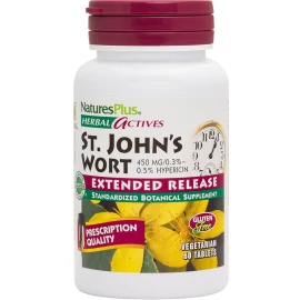 NATURE S PLUS Herbal Actives St. Johns Wort 450mg Extended Release 60tabs