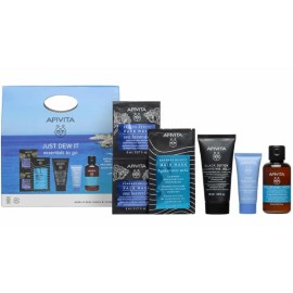 APIVITA Set Just Dew It: Aqua Beelicious Cream-Gel 15ml, Black Detox Gel 50ml, Express Beauty 2x8ml , Express Beauty Hair Mask 20 ml + Hyalouronic Hydra Shampoo 75ml