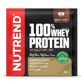 100% Whey Protein GFC 30g (Nutrend) - chocolate cocoa
