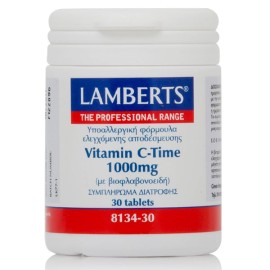 LAMBERTS Vitamin C Time Release 1000mg 30 Ταμπλέτες