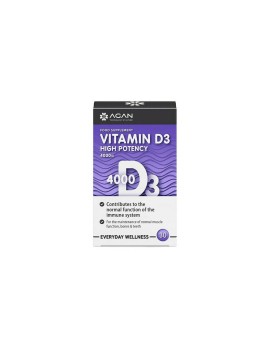 AGAN Vitamin D3 4000iu 30 ταμπλέτες